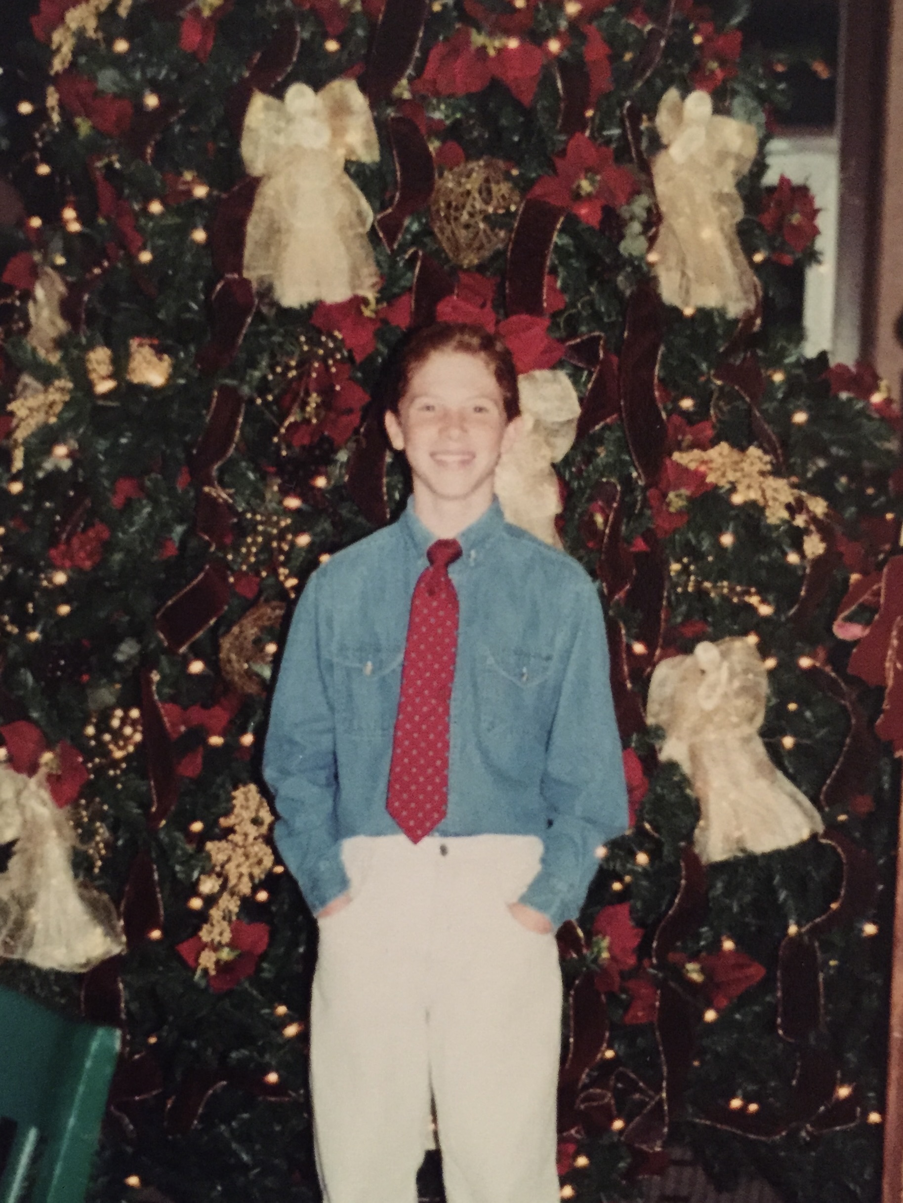 Josh as a child